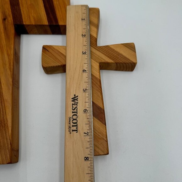 Natural Wooden Cross - Salvaged Wood Cross - Christian Cross - One of A Kind Cro - Picture 10 of 12